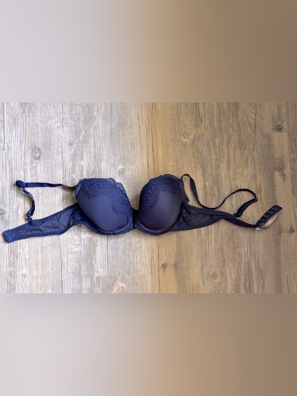 Victoria’s Secret Dream Angels Lightly Lined Demi Bra Blue Size 34B